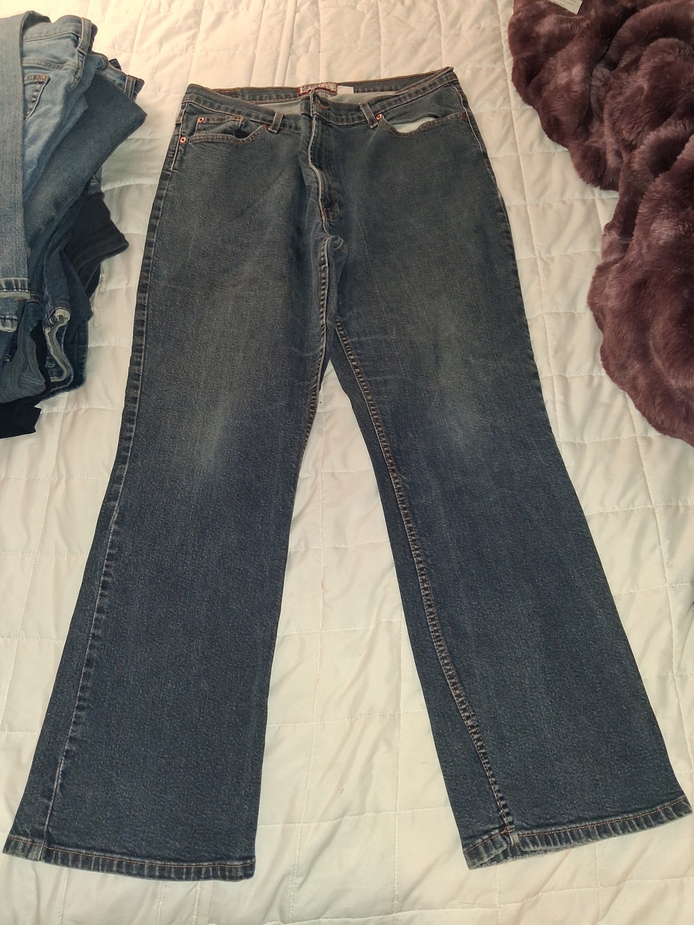Old Navy Dark Blue Wide-Leg Jeans